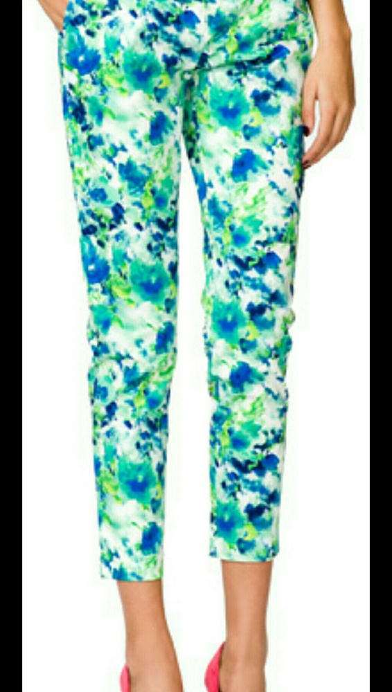 FOREVER 21 Watercolor Dress Pants